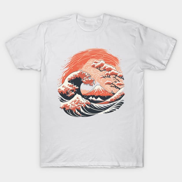 The Great Wave T-Shirt by DesignedbyWizards